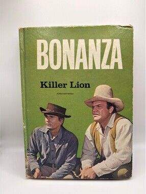 Vintage Bonanza Killer Lion Book by Frazee - Whitman Authorized TV Adventure